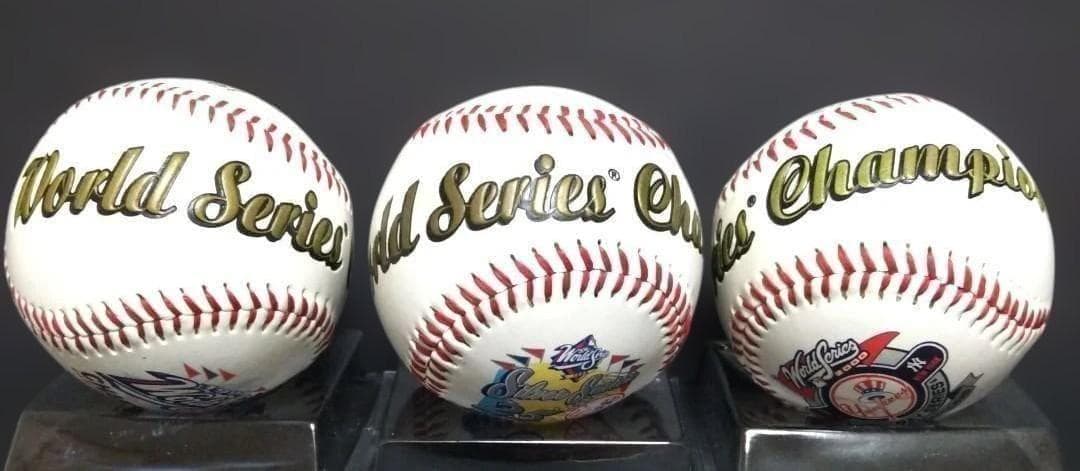 MLB ヤンキース ワールドシリーズ チャンピオンボール 3個セット