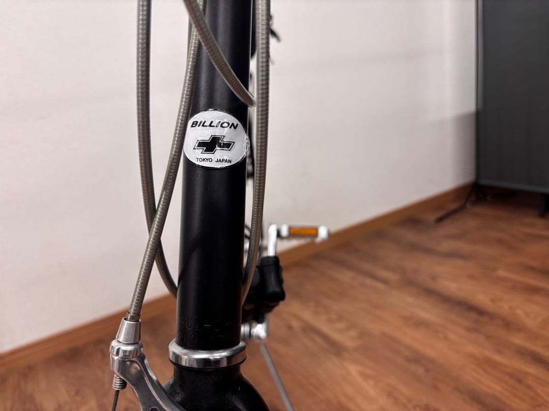 ブラック クロモリフレーム 小径自転車