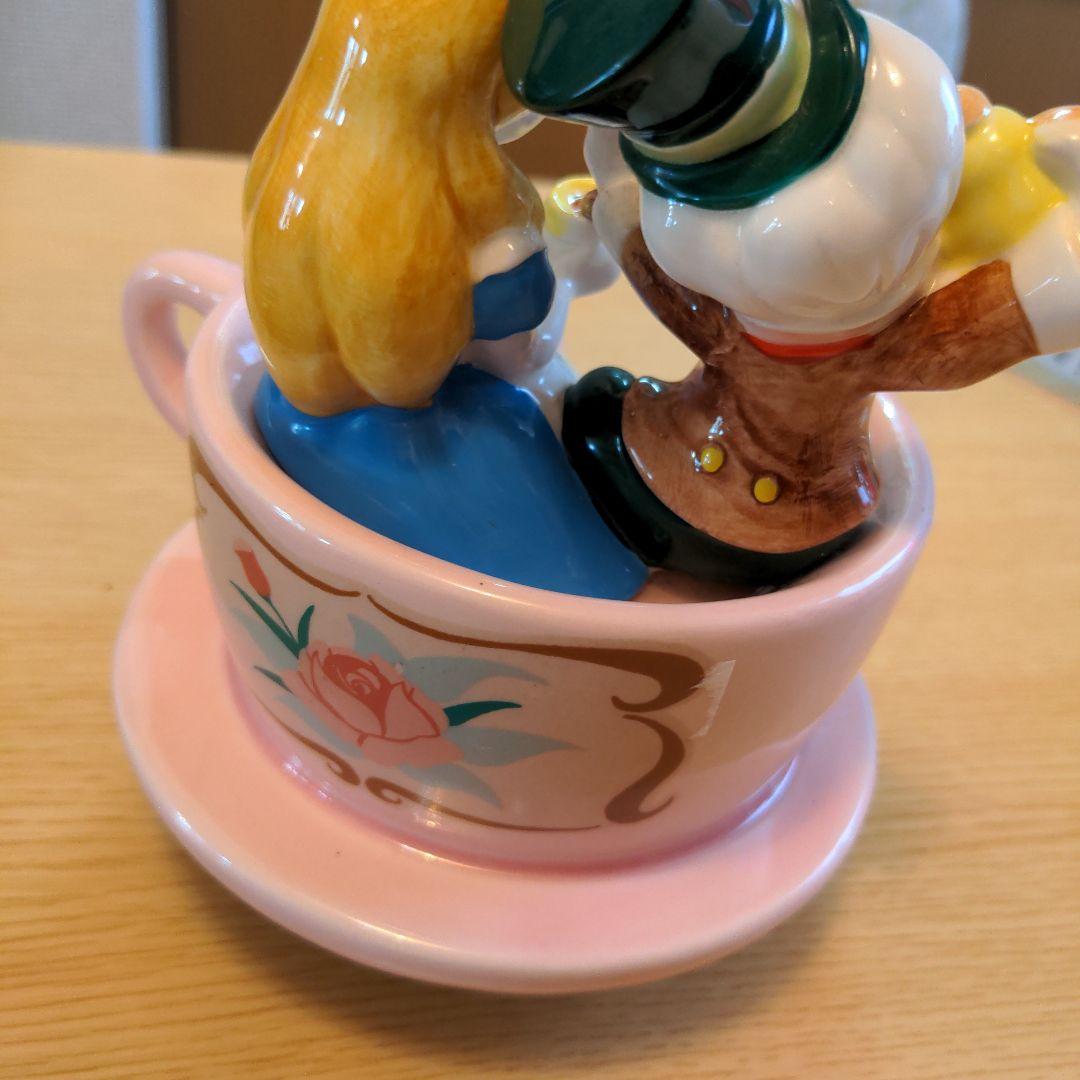 ディズニー　アリス　置物　レア　昭和　オルゴール