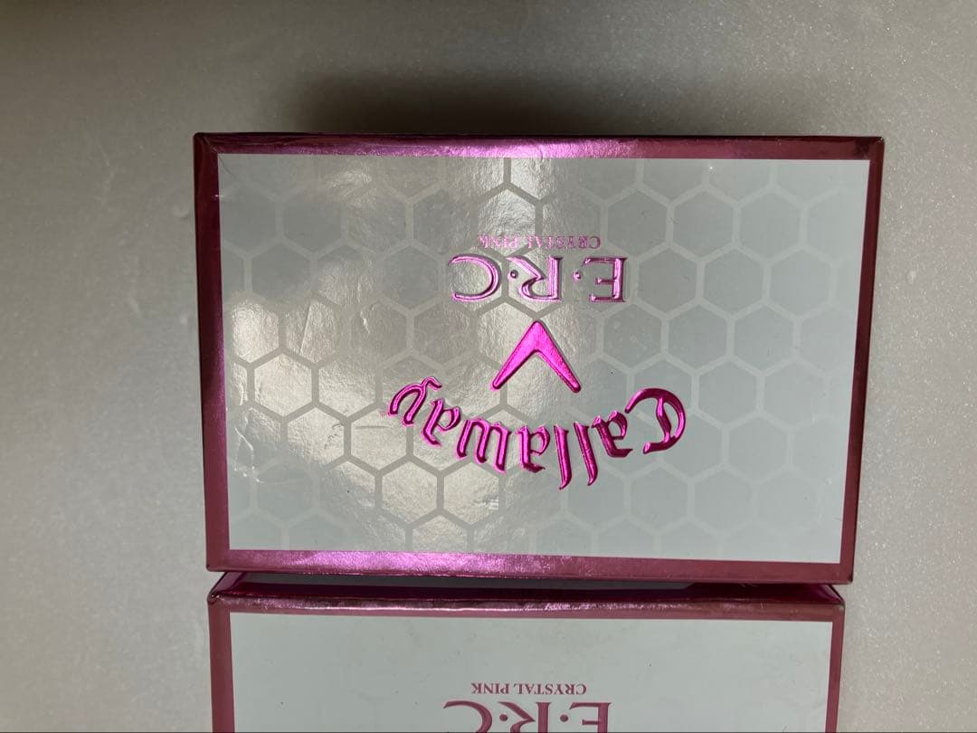 未使用品 Callaway E.R.C. CRYSTAL PINK ゴルフボール