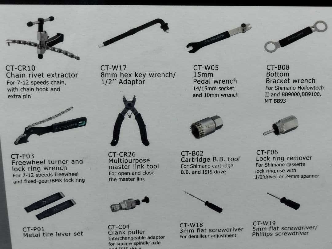 ●CYCLIST 工具 自転車 サイクルツール ツールボックス 新品 未使用