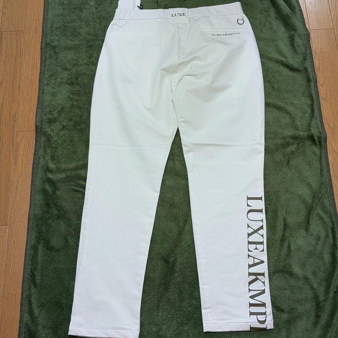 【新品】LUXEAKMPLUS 防風ヘムロゴストレッチロングパンツXLサイズ