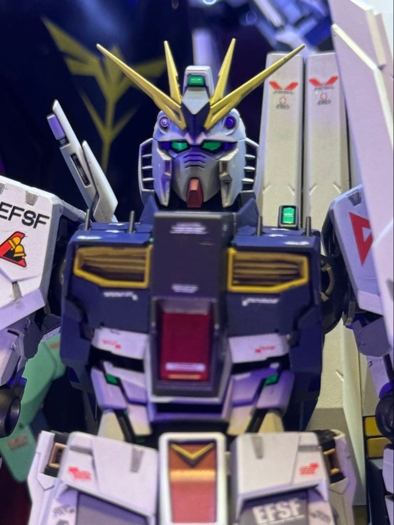 MG νガンダムverKA 塗装完成品　ガンプラ　プラモデル　pgu