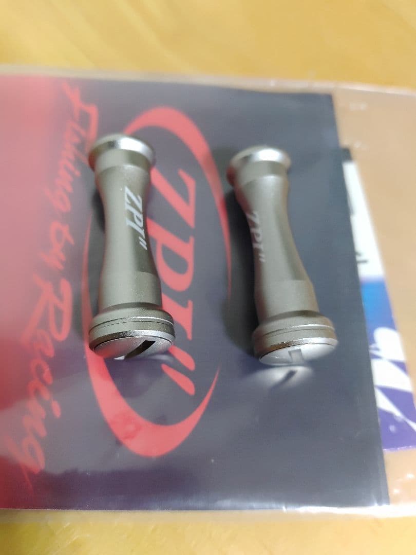レア品　廃盤　ZPI　マシンカットアルミノブ　S　ナロー　シルバー　2個セット