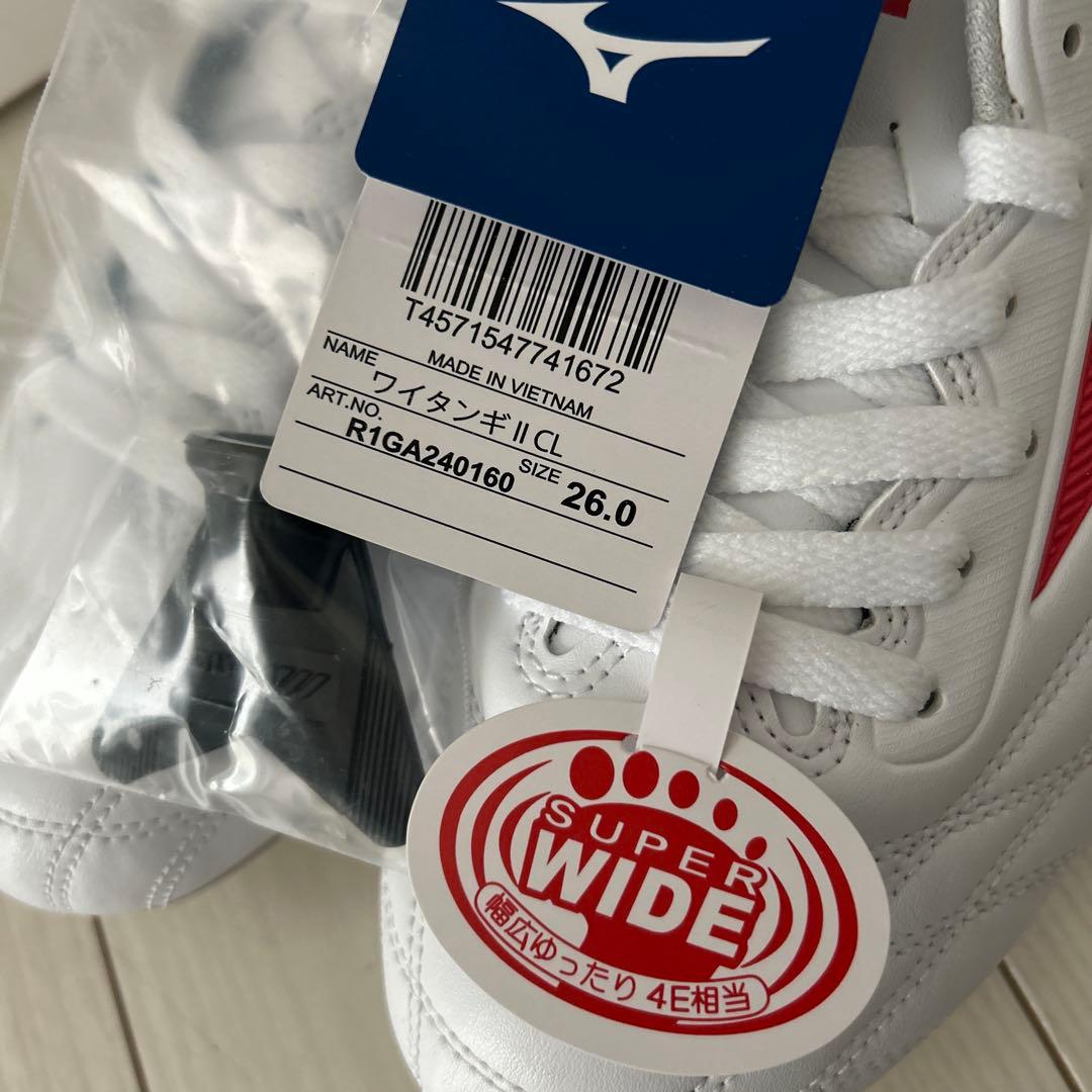 Mizuno ワイタンギII CL 26.0cm スパイク