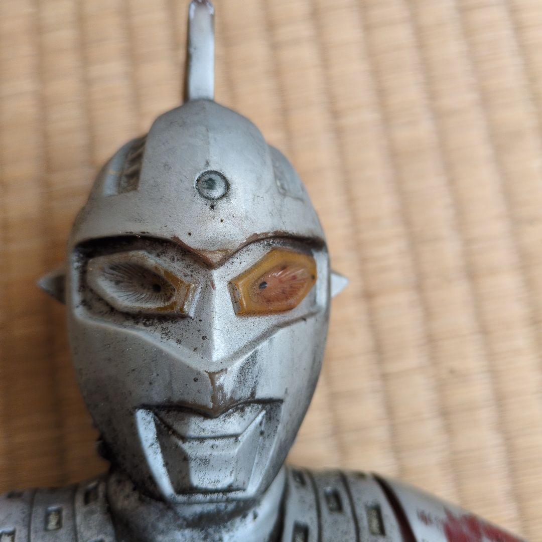 激レア　ウルトラマンセブン　ソフビ シルバー 赤