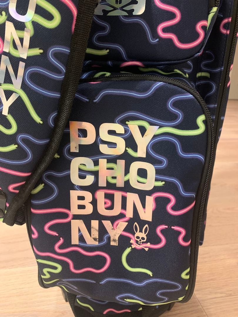 ぬんさん　専用　PSYCHO BUNNY カラフルキャディバッグ