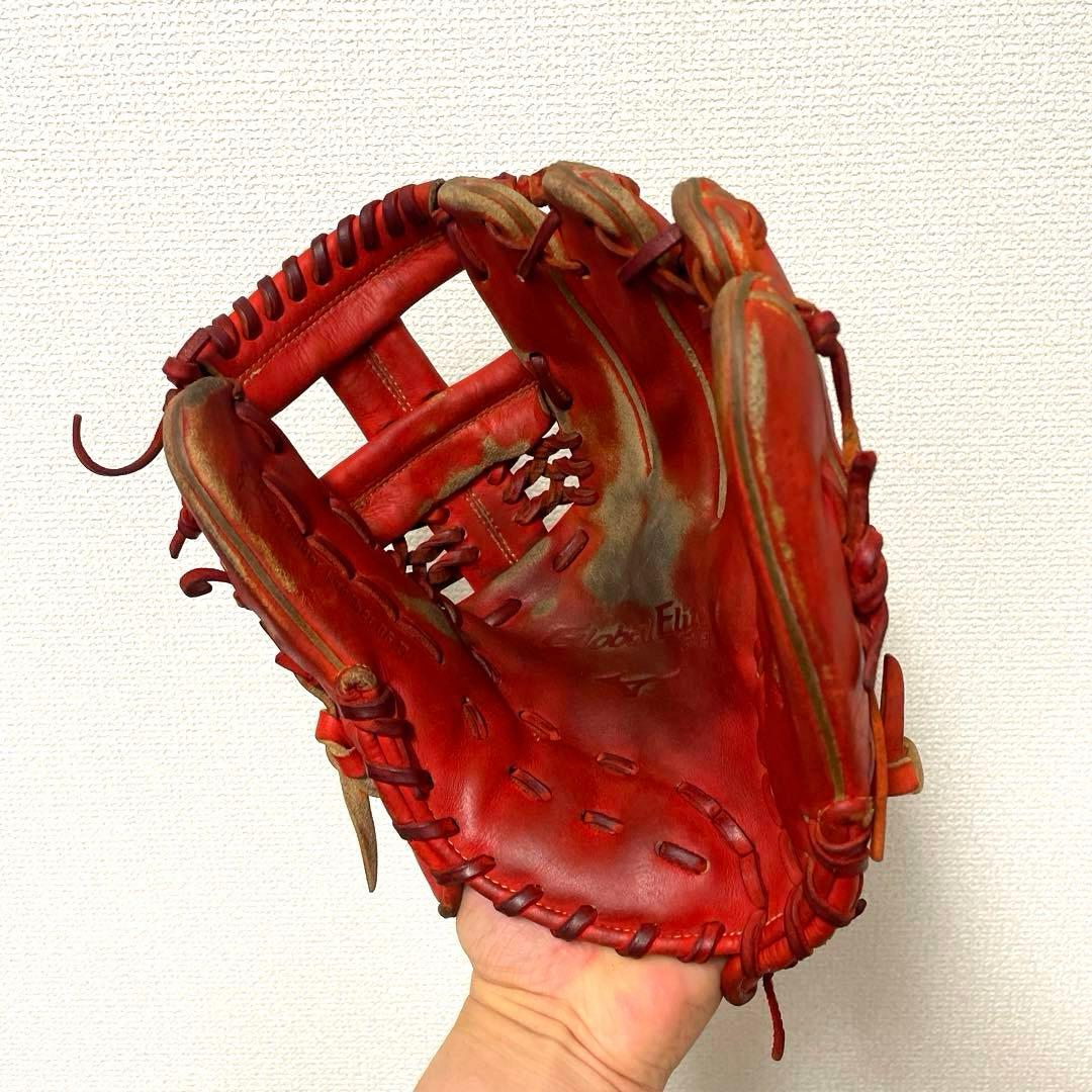 371 ミズノ グローバルエリート 即戦力 軟式 少年 内野手用グローブ