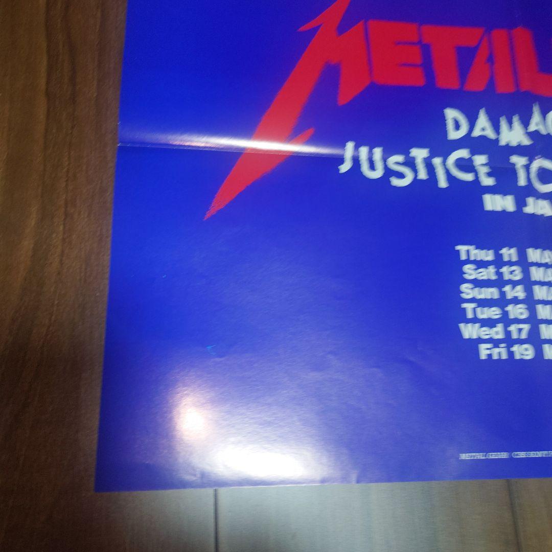 当時物　LLICA　JUSTICE TOUR 88-89 ポスター