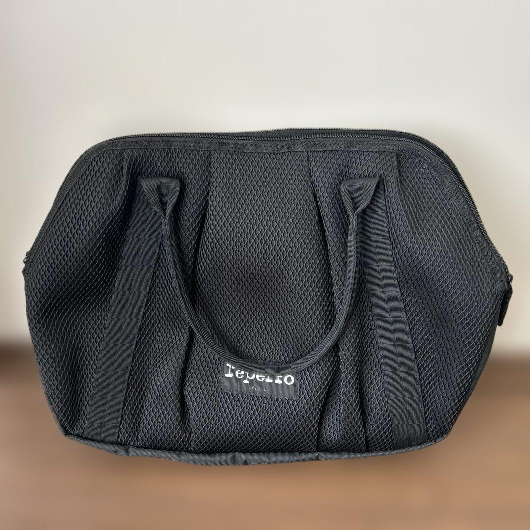 repetto メッシュ バレエレッスンバッグ 黒