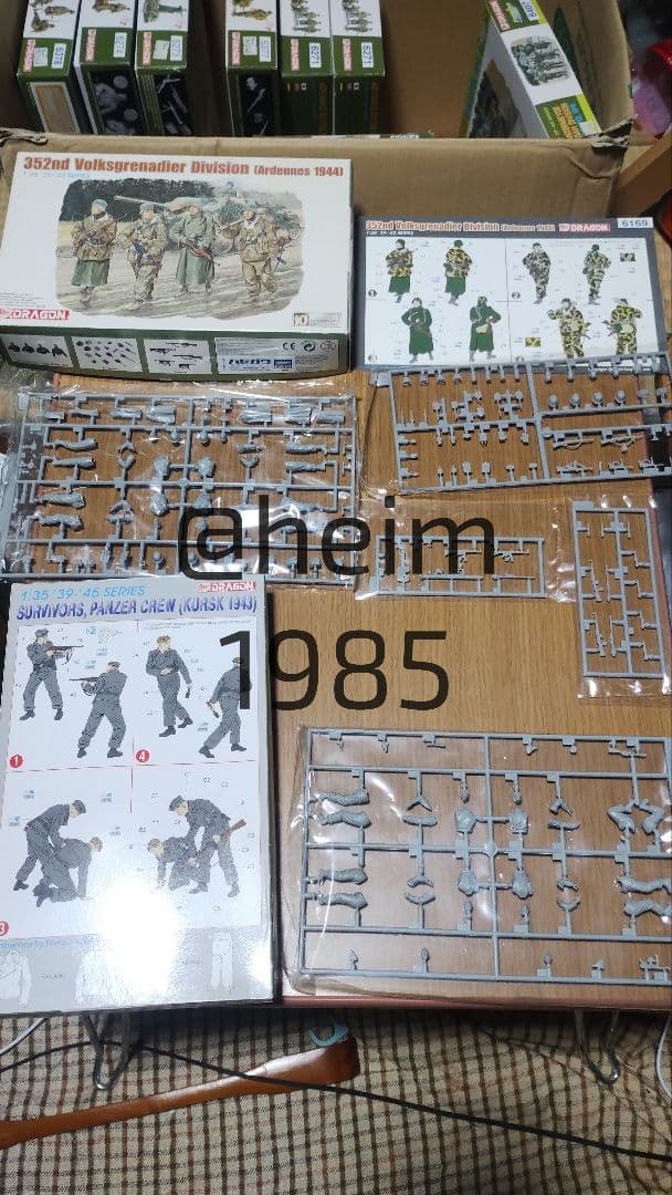 DragonModels 1/35 ミリタリーミニチュアフィギュアセット