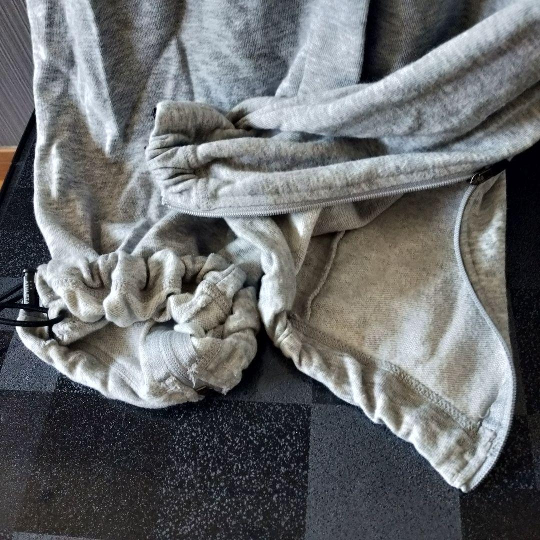 【美品】ATHLETA ジップアップフーディ グレー　上下　ジャージ