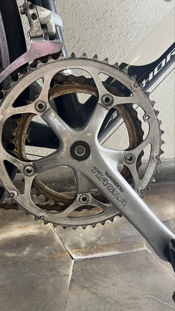 自転車　本体　アンカー　ロードバイク　競輪　ホワイト　ブラック