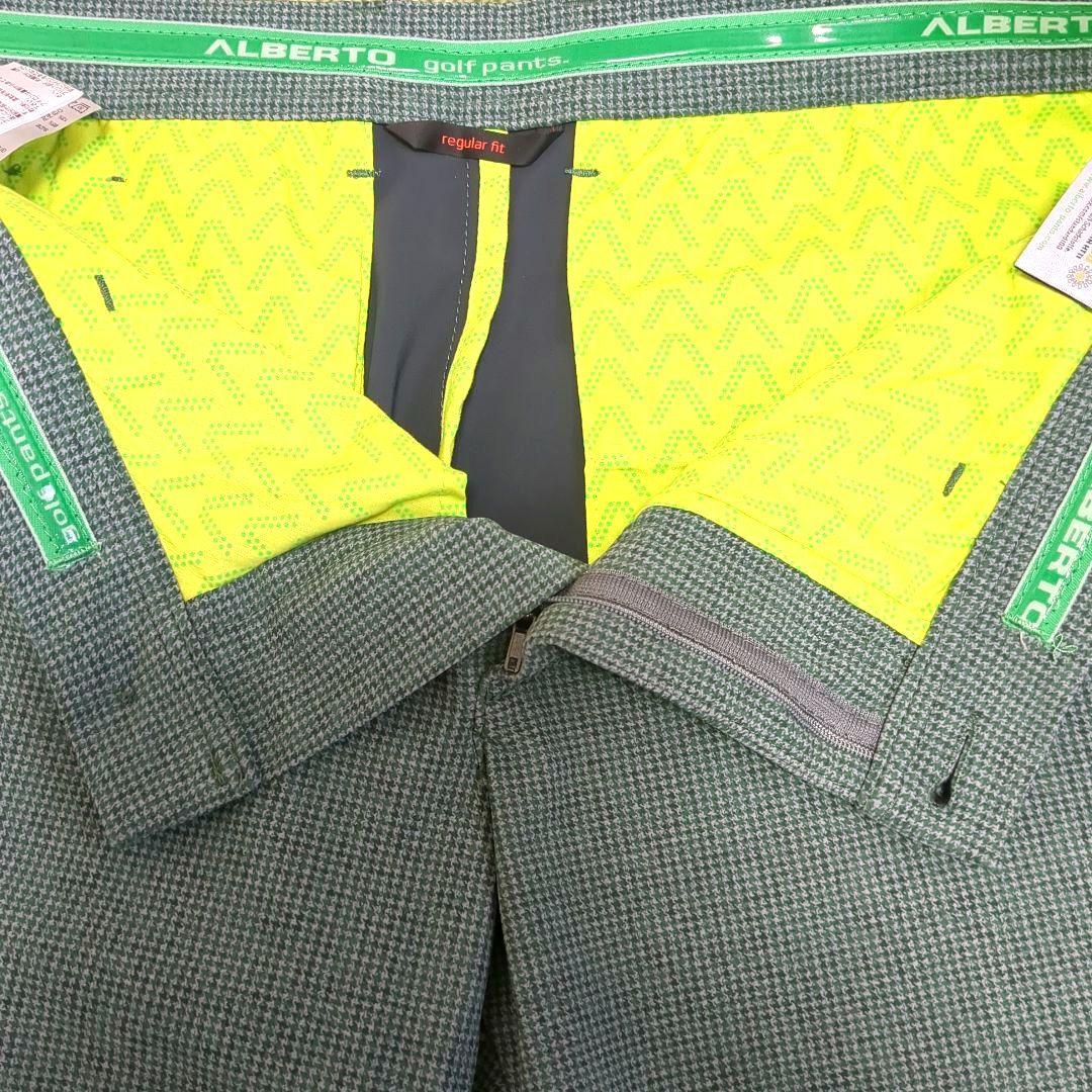 【極美品】O アルベルト ゴルフパンツ ROOKIE チェック柄52