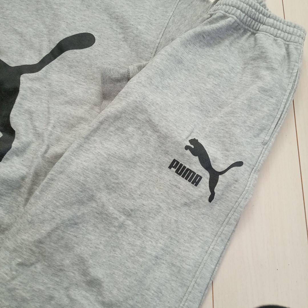 美品!《PUMA》ロゴスウェット上下セット★グレー★LLサイズ★
