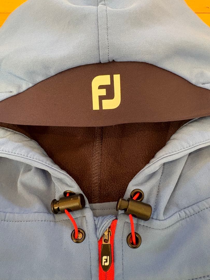 【美品】FootJoy golf フード付きジャケット 青 XLサイズ