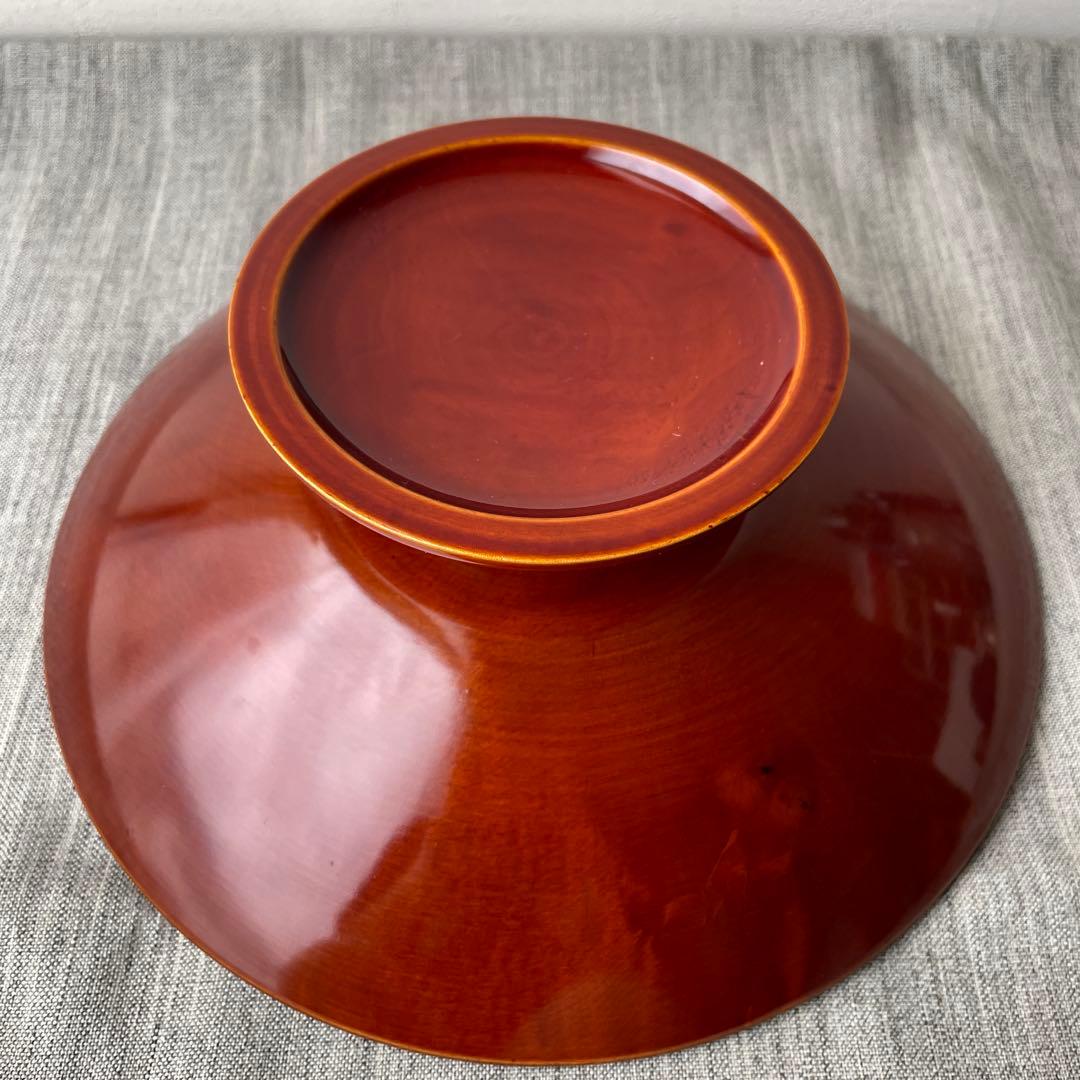 春慶塗 木製 漆器 コンポート 脚付き 菓子器 フルーツボウル
