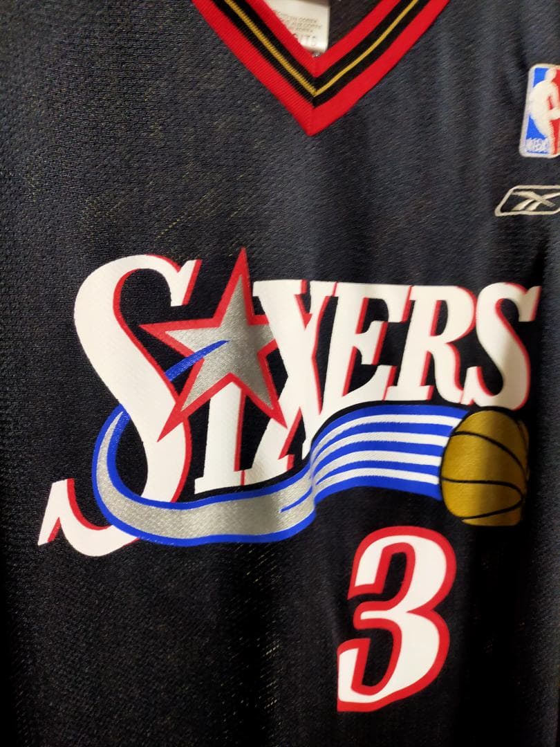 当時物Reebok製NBA アレン・アイバーソン 76ers ユニフォーム XL