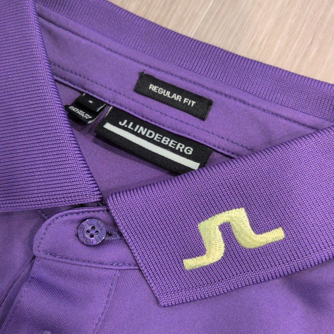 【S】注意　J.LINDEBERG　ポロシャツのみ　紫