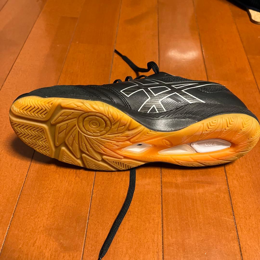 ASICS デスタッキ K FF　フットサルシューズ　ブラック　24.5cm