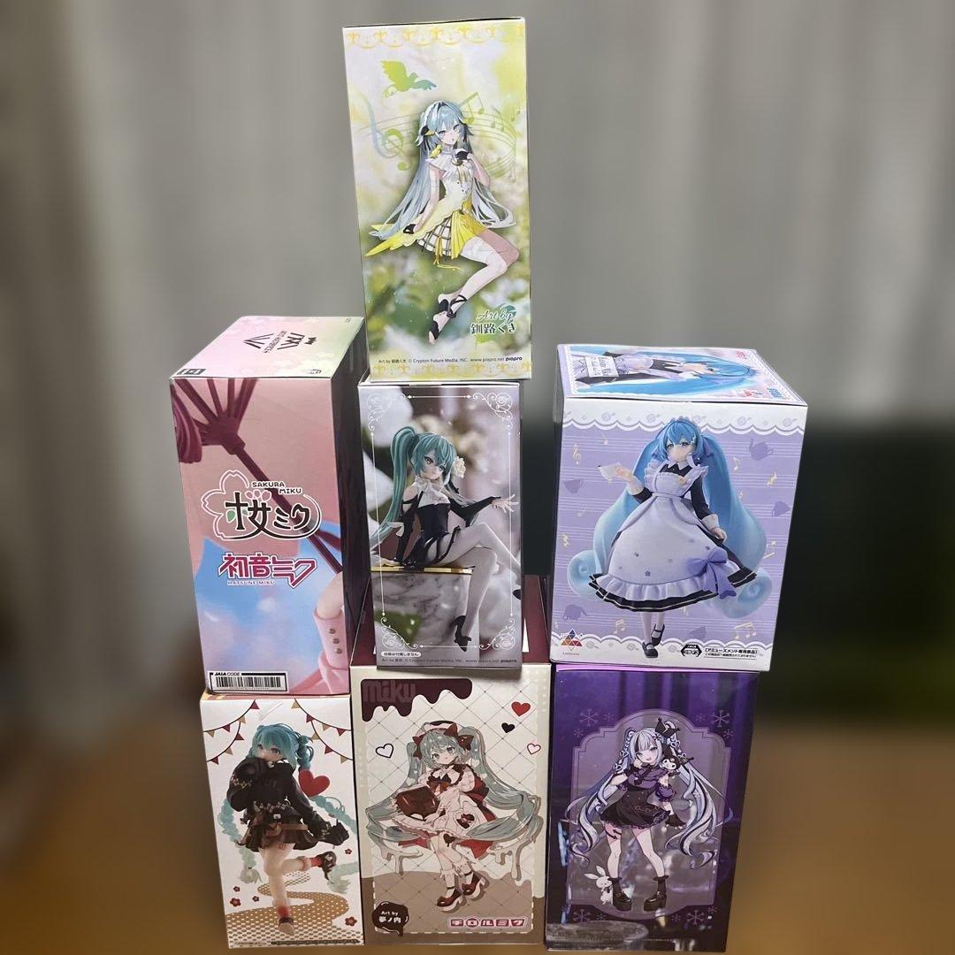 美少女　初音ミク　最新含むプライズフィギュア　 まとめ売り