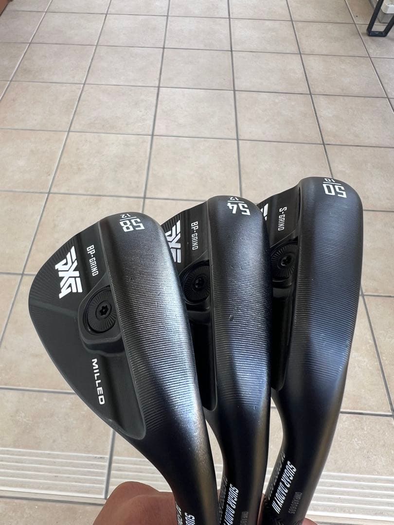 PXG ウェッジ 3本セット ブラック仕上げ 50、54、58度⭐︎美品