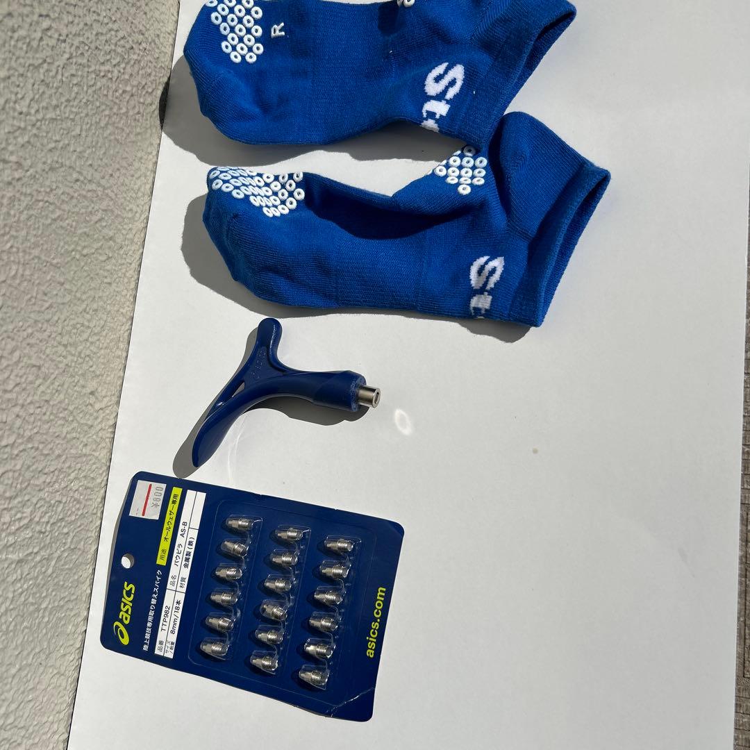 asics アシックス 陸上スパイク 27.0cm ほぼ未使用 付属品完備