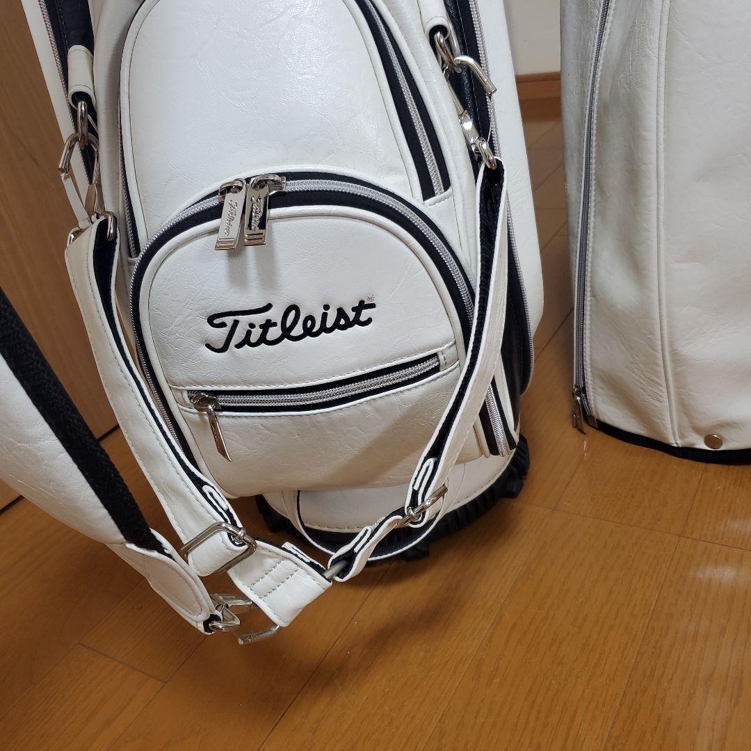 Titleist キャディバッグ 　高級　3点式ベルト　ゴルフバッグ