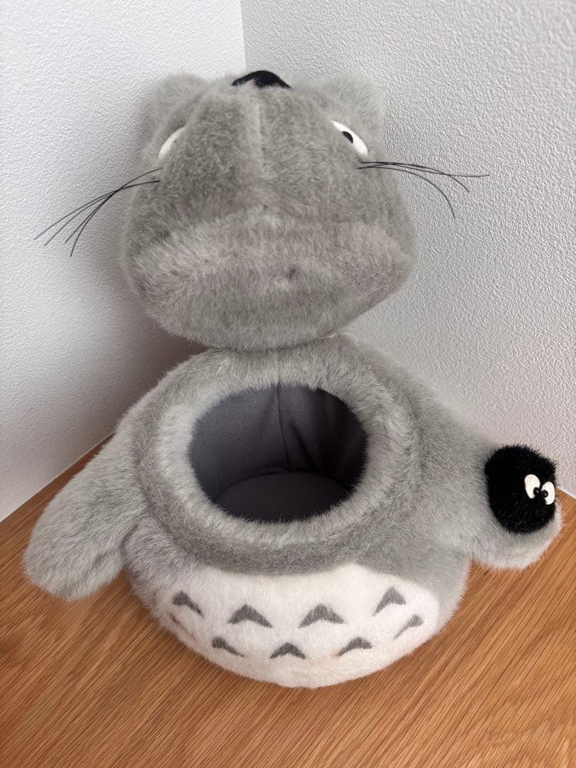 【希少】廃盤品　スタジオジブリ　トトロ ぬいぐるみ収納ボックス　小物入れ　タグ付