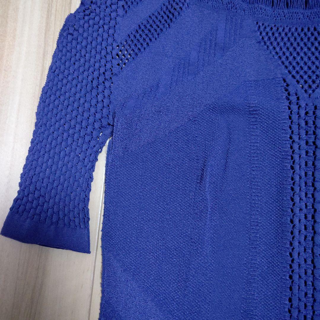ノーソーイング ニット 半袖