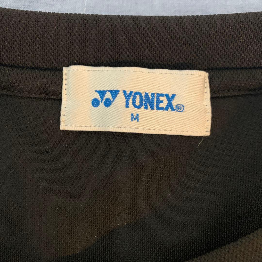 YONEX トナミ ヒョウ柄 Tシャツ M 黒　トナミ 運輸