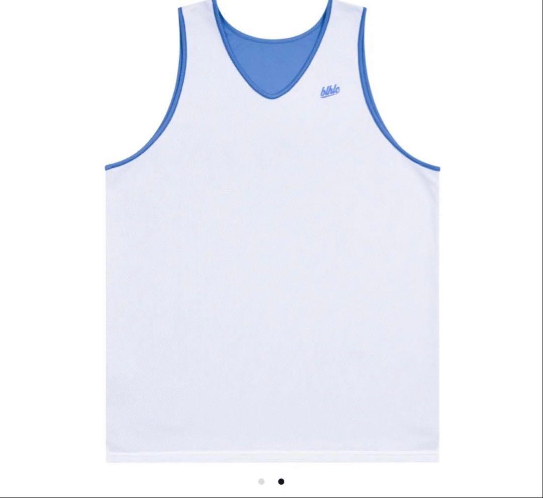 ボーラホリックballaholic ノースリーブ タンクトップ 青 白 3XL