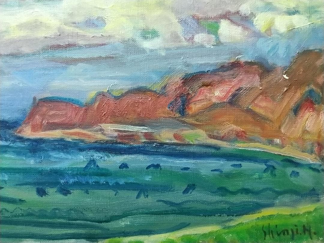 「富士 」 F6 絵画 油絵 油彩画 風景画 アート 富士山