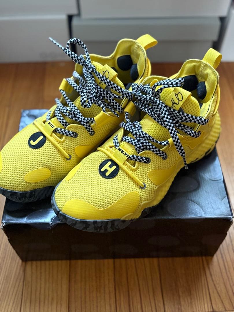 adidas Harden Vol. 6 28cm イエロー バスケットシューズ