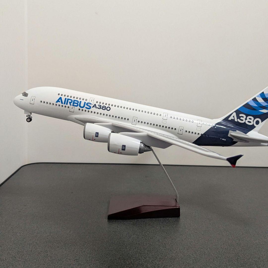 エアバス A380 1/160 飛行機 46cm LEDライト点灯