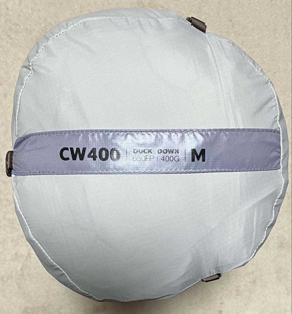 ネイチャーハイク 寝袋CW400 -0.4℃～4.7℃ 封筒型足伸ばし可能