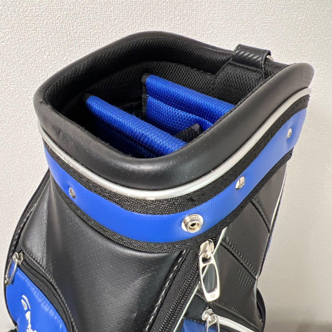 テーラーメイド キャディバッグ 5分割 ブルー×ブラック TaylorMade