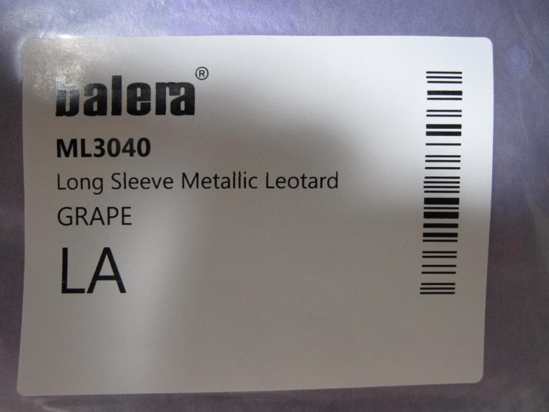 『Balera 体操 新体操競技用レオタード』大人XL(アメリカL)LL Grp