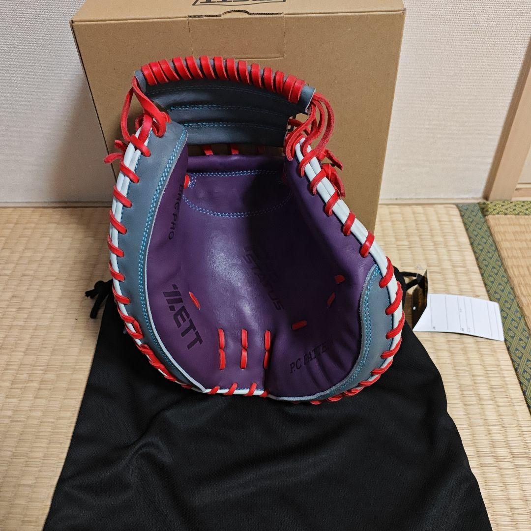 新品!型付け済！ZETTプロステイタス　軟式キャッチャーミット　森モデル