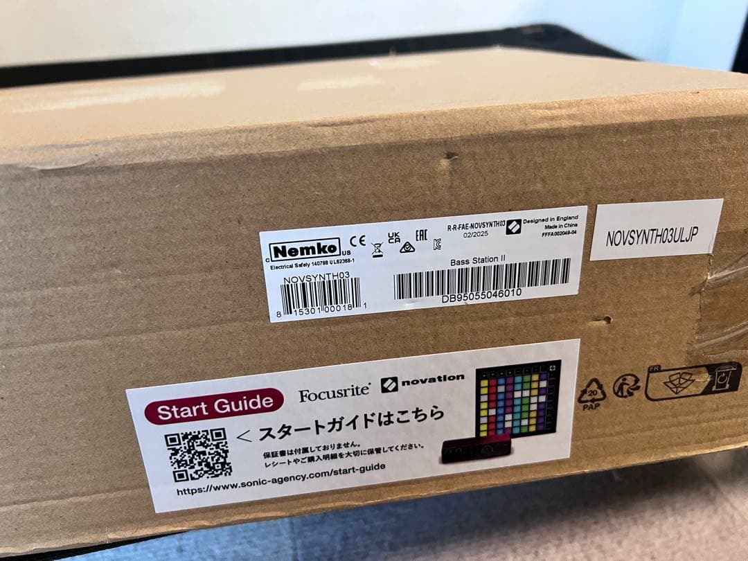 Novation BASS STATION II アナログシンセサイザー