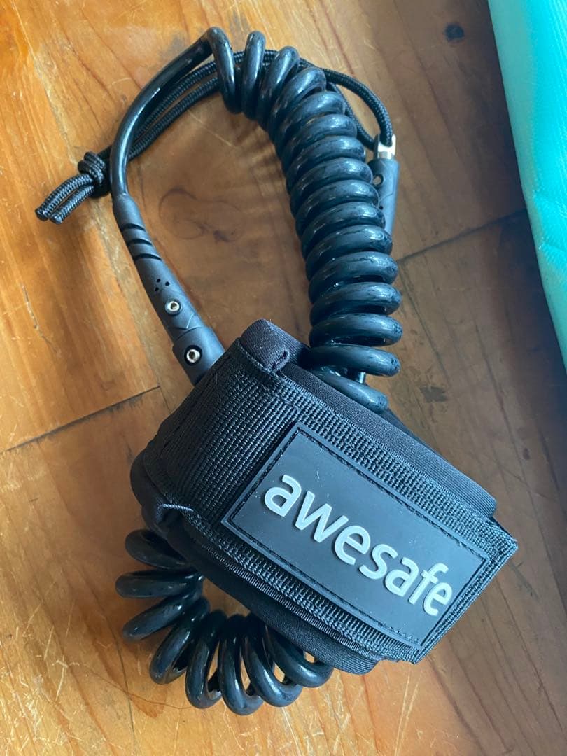 (中古)awesafe空気注入式 パドルボード*電動ポンプ付き(ライトブルー)