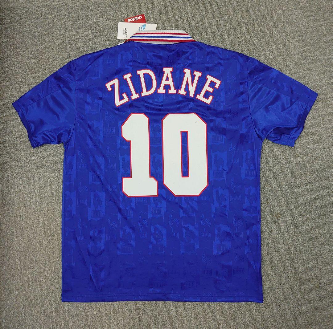 96 フランス代表 ホーム ジダン レプリカユニフォーム EURO96パッチ付