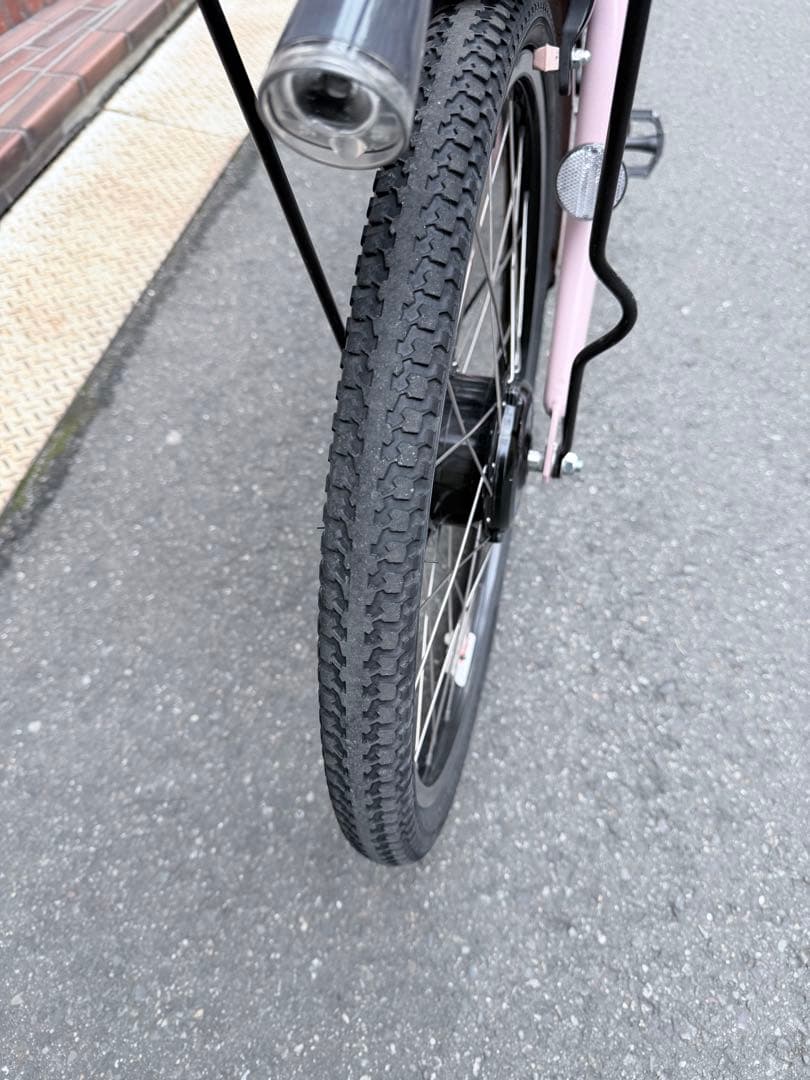大阪府　子供乗せ　ブリヂストン　電動アシスト自転車 チャイルドシート付き ピンク