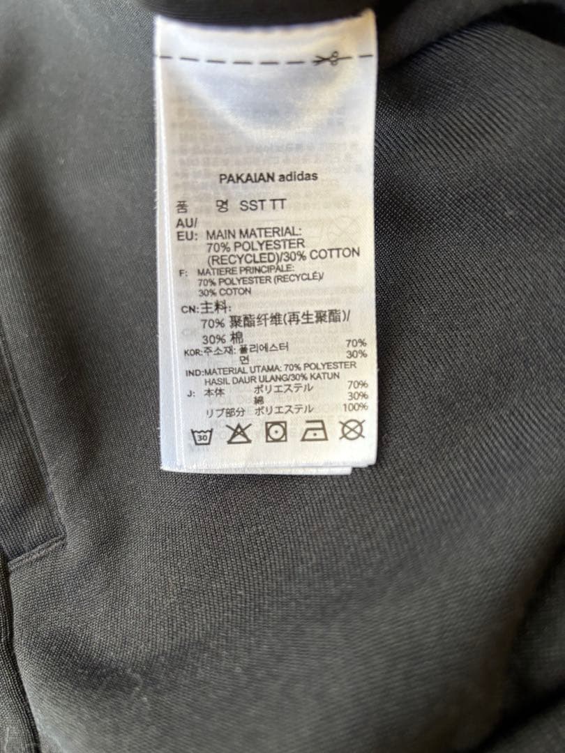 アディダス adidas クラシック SST トラックジャケット ジャージ 黒