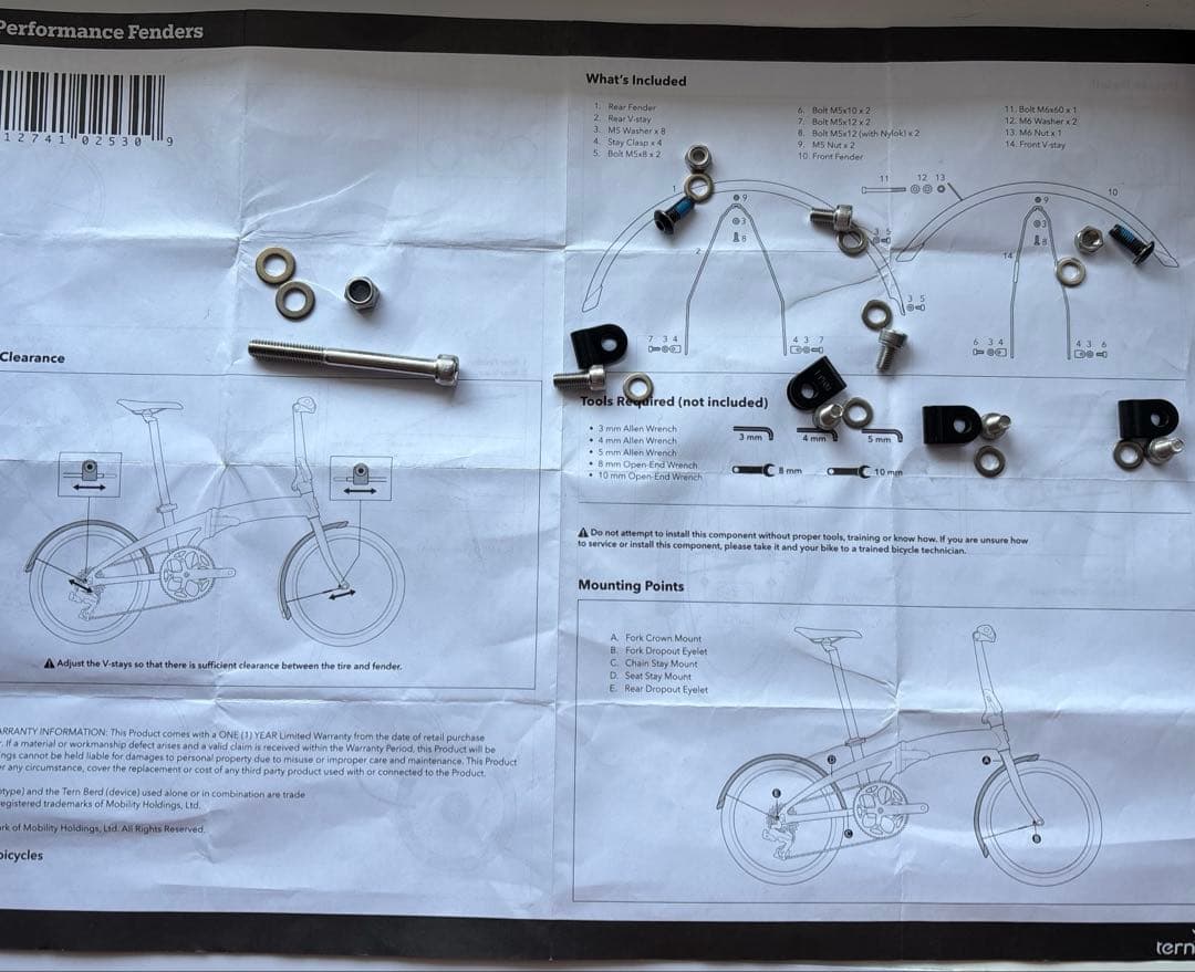 ターン Option parts 451 PERFORMANCE FENDER