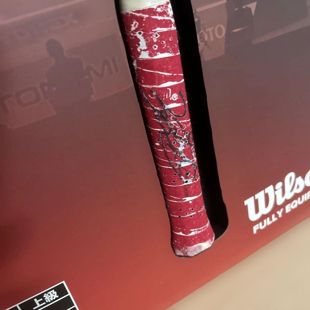 Wilson CX 9000J ラケット　松友美佐紀、限定パネルサイン付き