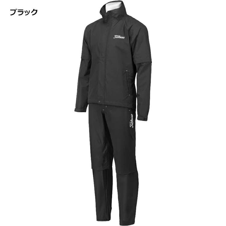 新品 タイトリスト Titleist レインウェア 上下セット XLサイズ BK