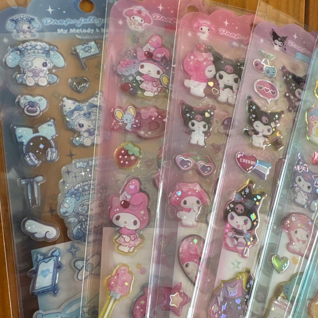 【正規品】ドロップジェリーシール　サンリオ　日焼け　パワパフ　トムジェリ　13点