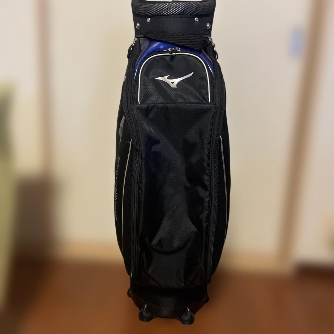 Mizuno Pro キャディバッグ 黒/青
