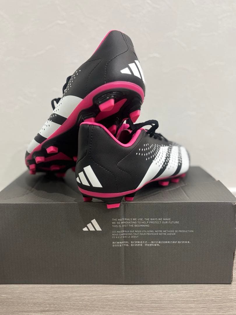 adidas Predator 26.5cm ブラック/ピンク